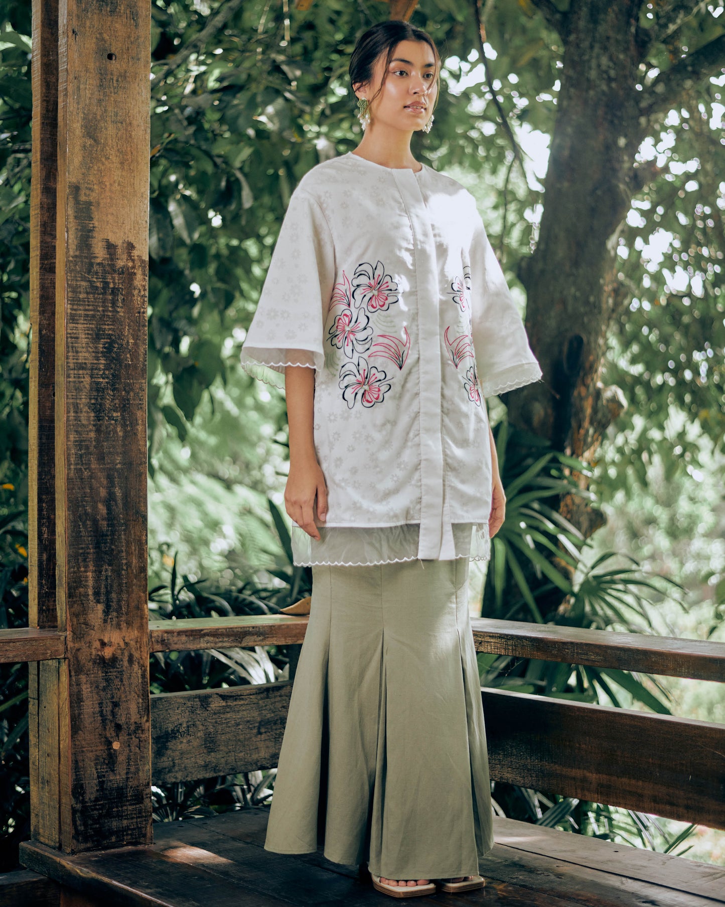 Set Baju Raya Matcha